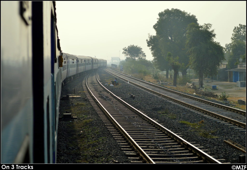 Onboard Gandhidham Express: On 3 Tracks