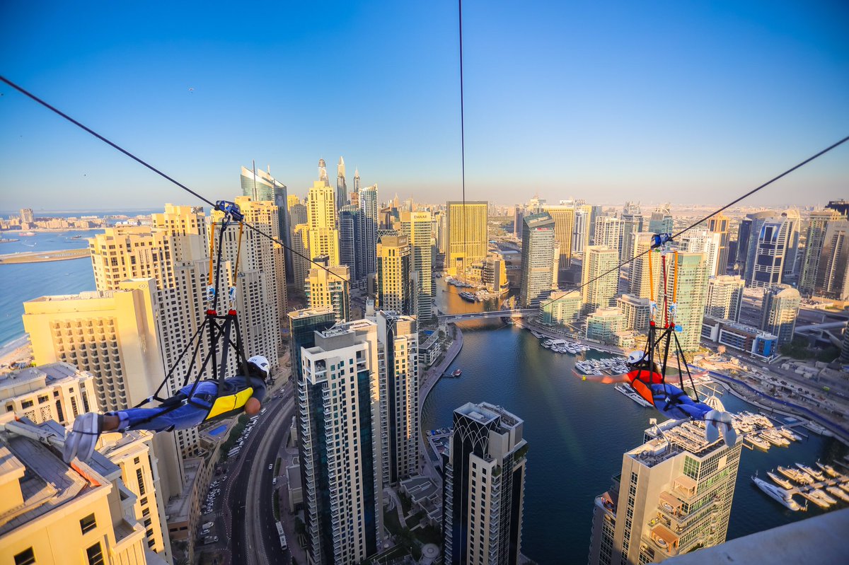 XL Zipline, Dubai Marina